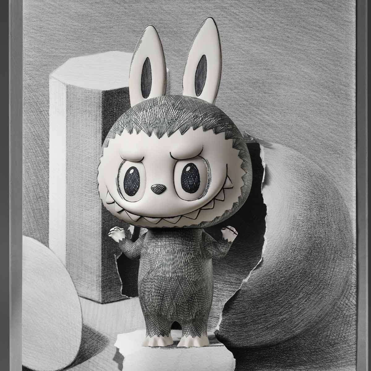 LABUBU MEGA LABUBU 1000% Sketch | CBQ460283 Mega | CBQ460283