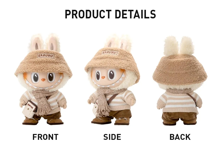 THE MONSTERS - DRESS BE LATTE Vinyl Plush Doll Europe FJUGLI205