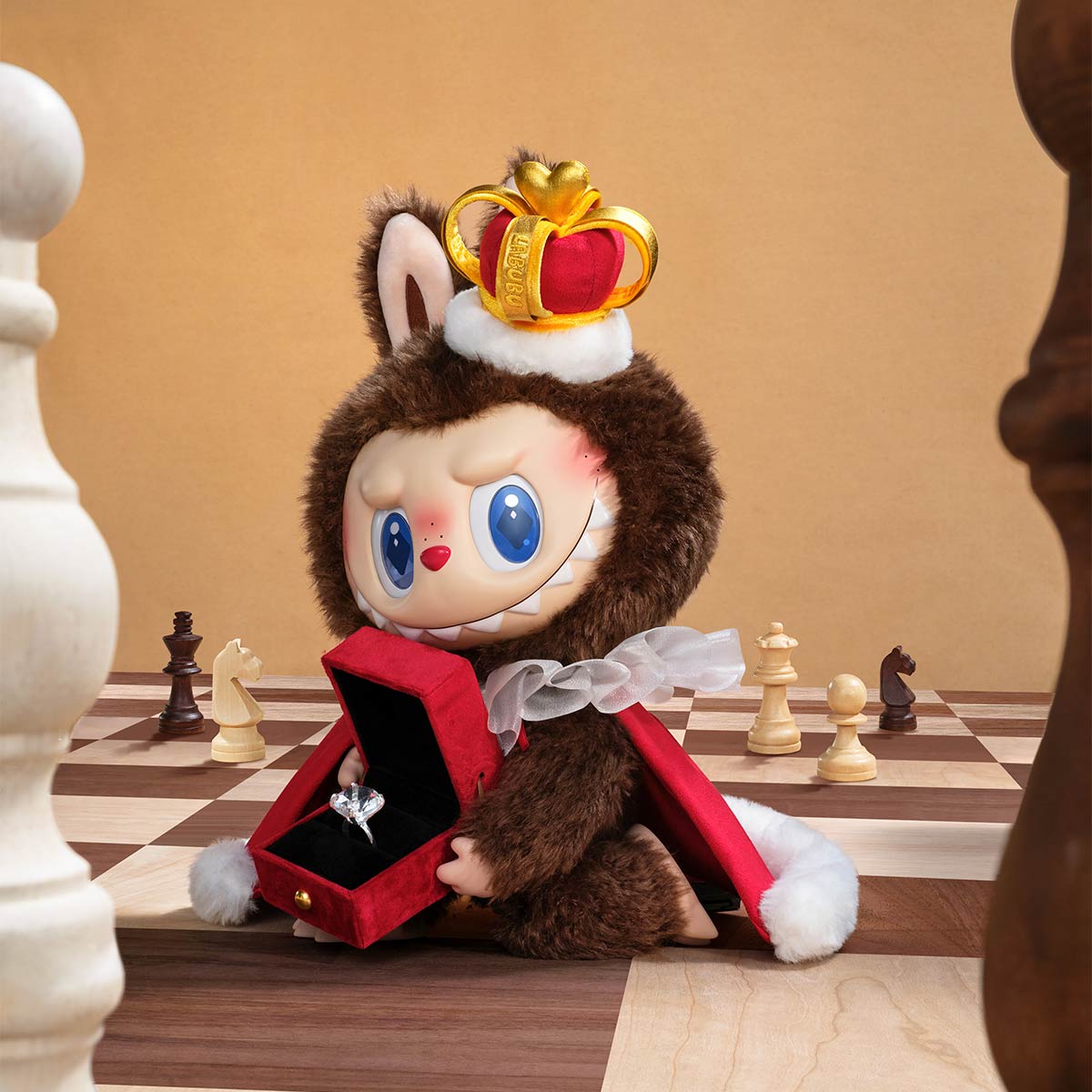THE MONSTERS Let's Checkmate Series-Vinyl Plush Doll Europe OJZBSR781