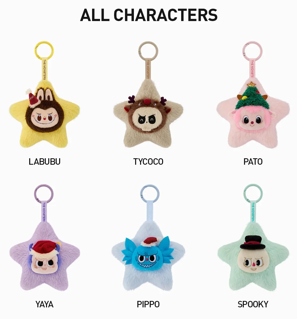 THE MONSTERS Classic Series-Sparkly Plush Pendant Blind Box Europe 780654TMF