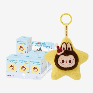 THE MONSTERS Classic Series-Sparkly Plush Pendant Blind Box Europe 780654TMF